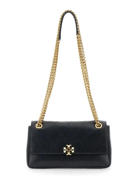 Geanta de umar Tory Burch neagra din piele