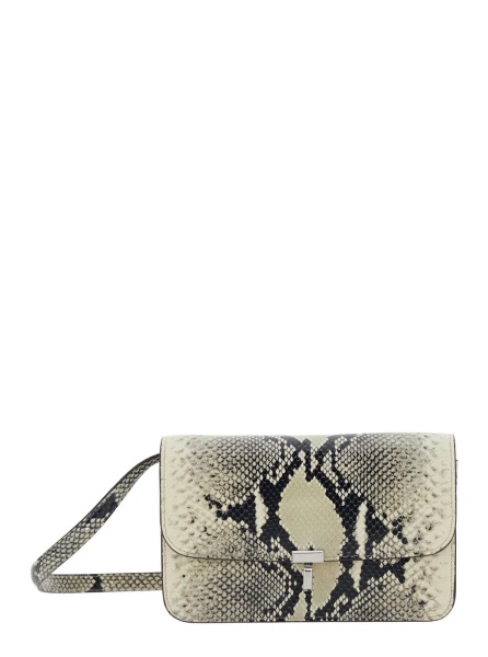 Geanta de umar TOTÊME multicolor Crossbody bag with T-lock closure and python print in leather for women