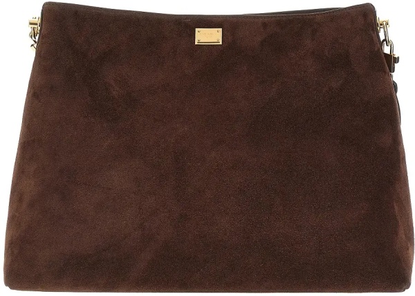 Geanta de umar 'Vittoria' suede leather big bag