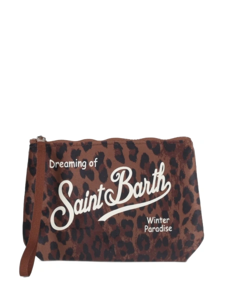 Geanta plic Mc2 Saint Barth maro din cauciuc sintetic si polyester