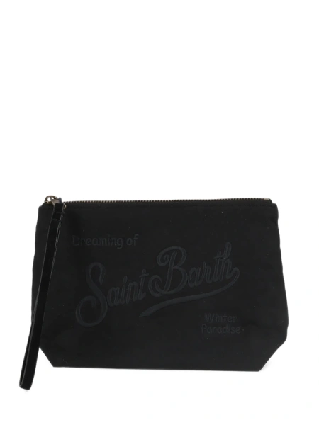 Geanta plic Mc2 Saint Barth neagra din bumbac