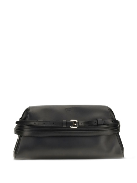 Geanta plic Moschino neagra din piele