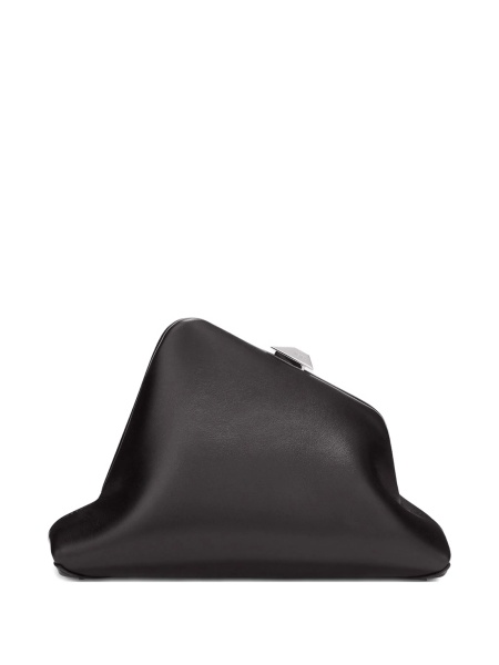 Geanta plic THE ATTICO neagra din piele