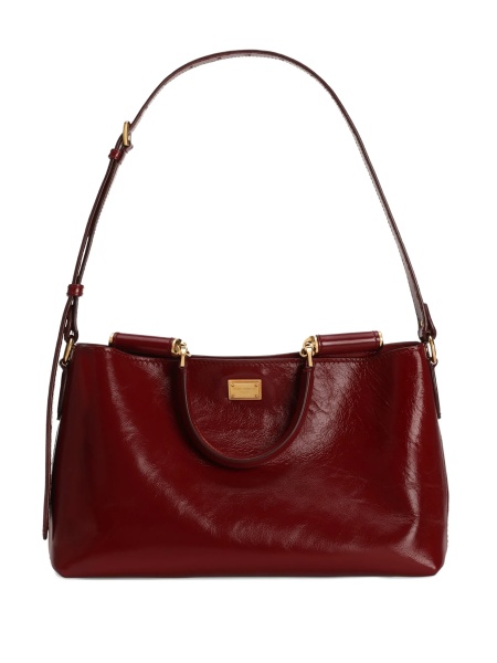 Geanta tip postas Dolce & Gabbana rosie din piele