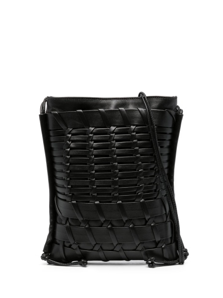 Geanta tip postas HEREU neagra din piele