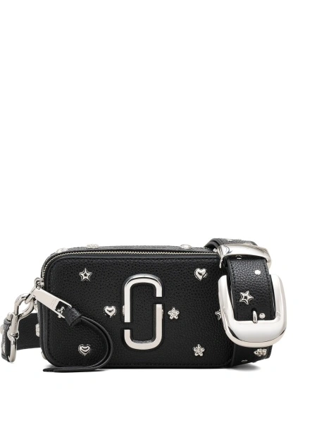 Geanta tip postas Marc Jacobs neagra din piele