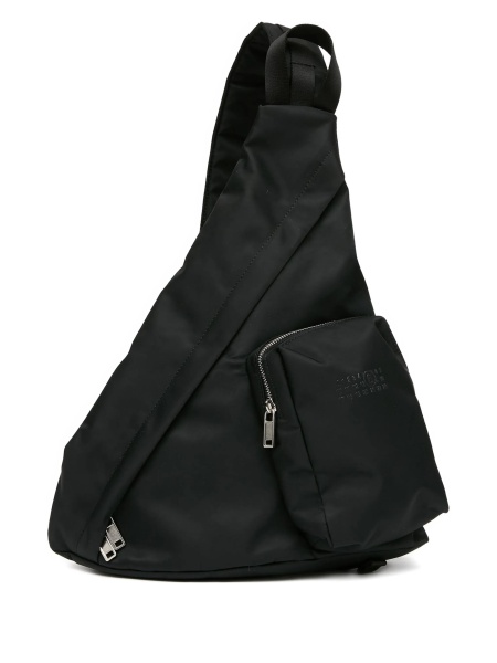 Geanta tip postas MM6 Maison Margiela neagra din poliamida