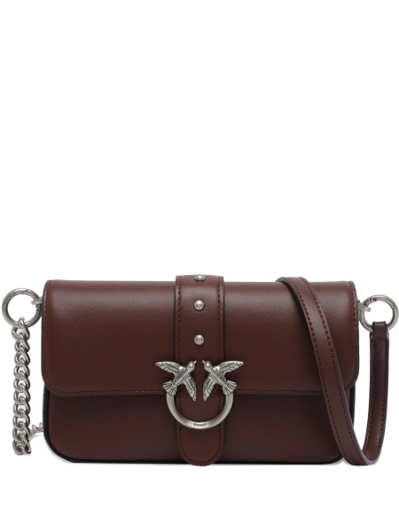 Geanta tip postas Pinko rosie din piele
