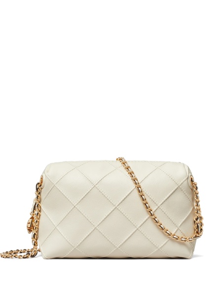 Geanta tip postas Tory Burch fleming alba din piele