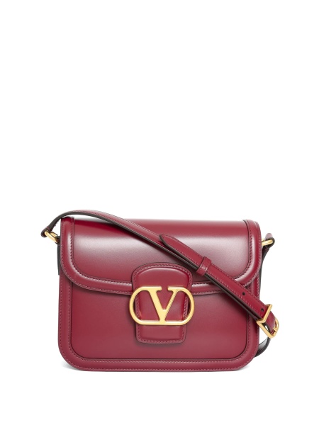 Geanta tip postas Valentino Garavani rosie din piele
