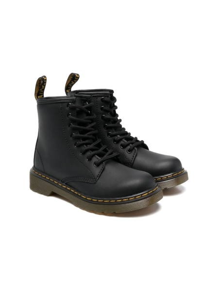Ghete Dr. Martens negre din piele
