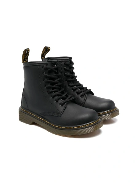 Ghete Dr. Martens negre din piele