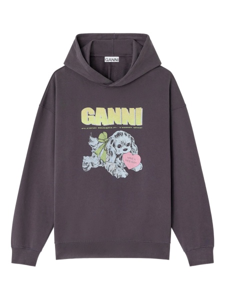 Hanorac Ganni gri