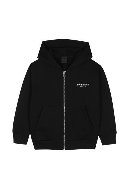 Hanorac Givenchy negru din bumbac organic