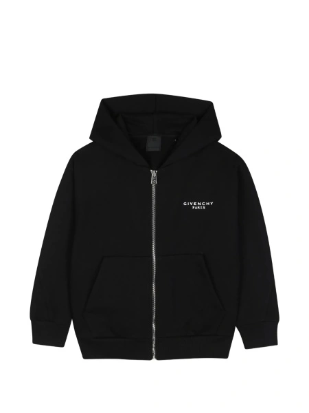Hanorac Givenchy negru din bumbac organic