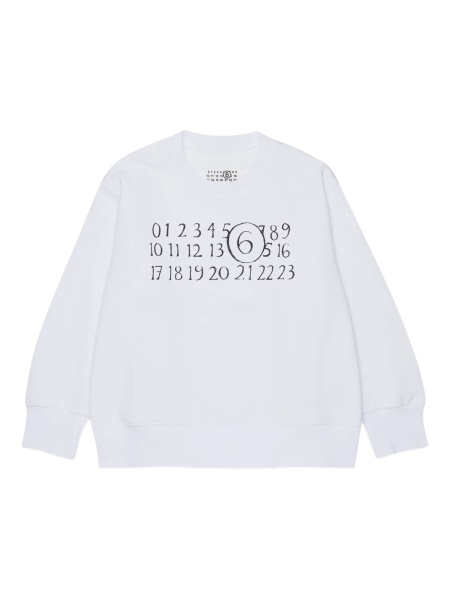 Hanorac MM6 Maison Margiela alb