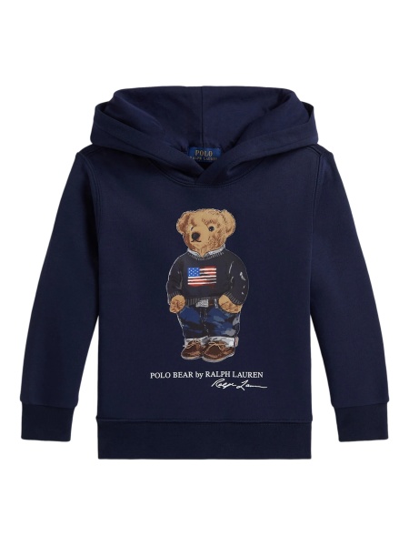 Hanorac Ralph Lauren albastru din polyester si bumbac