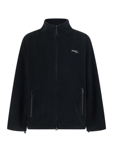 Hanorace Black Fleece Zip Hoodie