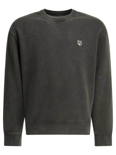 Hanorace MAISON KITSUNÉ "Fox Head Faded" Crew Neck Sweatshirt