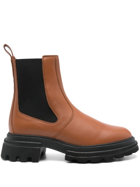 Incaltaminte Hogan maro din material textil si piele