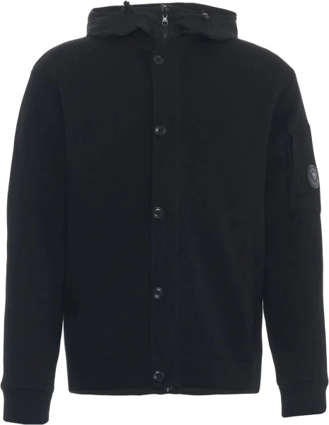 Jacheta C.P. Company neagra din lana