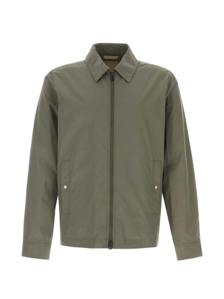 Jacheta camasa Woolrich verde din polyester