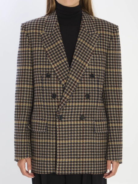 Jacheta Checked Wool Jacket