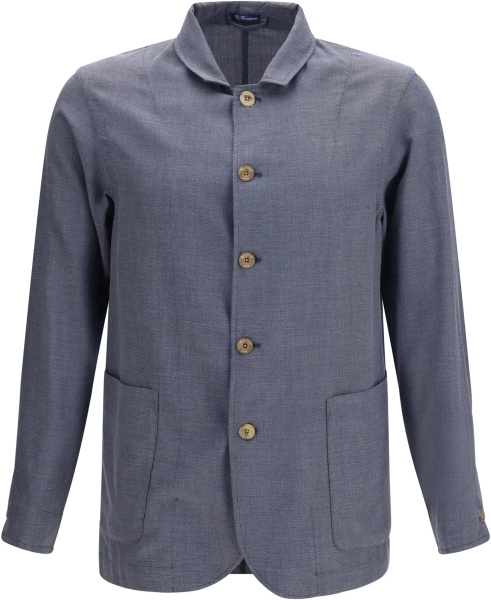 Jacheta Cotton and silk blend Jacket