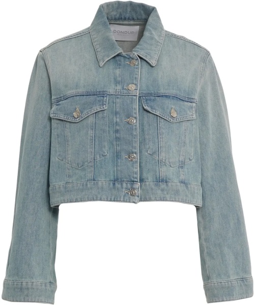 Jacheta Cropped denim jacket