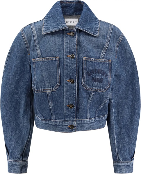 Jacheta Denim crop Jacket
