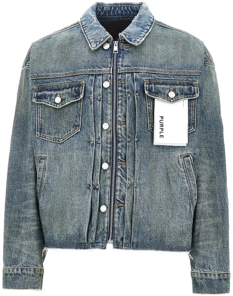 Jacheta Distressed denim jacket