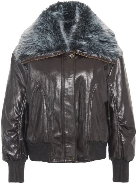 Jacheta Faux leather jacket 'Eko'