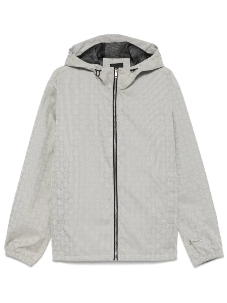 Jacheta Givenchy alba din poliamida si bumbac