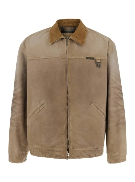 Jacheta Golden Goose bej din bumbac