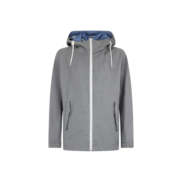Jacheta Herno Wool Hooded Jacket