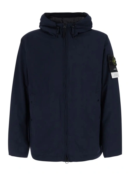 Jacheta Stone Island albastra