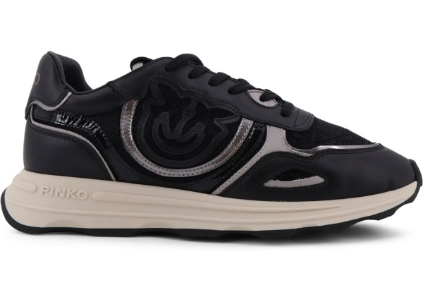 Leather Zoe Sneakers with mesh inserts