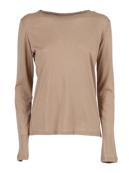 Long sleeve round neck T-shirt