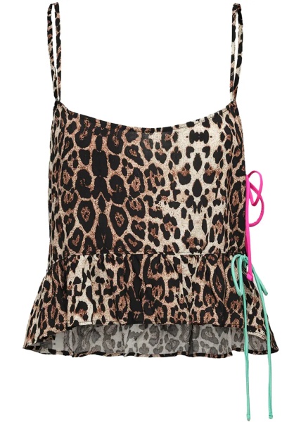 Maiou Top with animal print