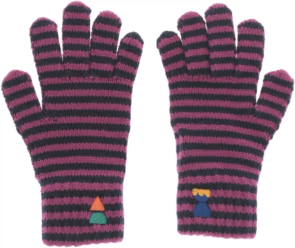 Manusi Funny Friens Striped Knitted Gloves