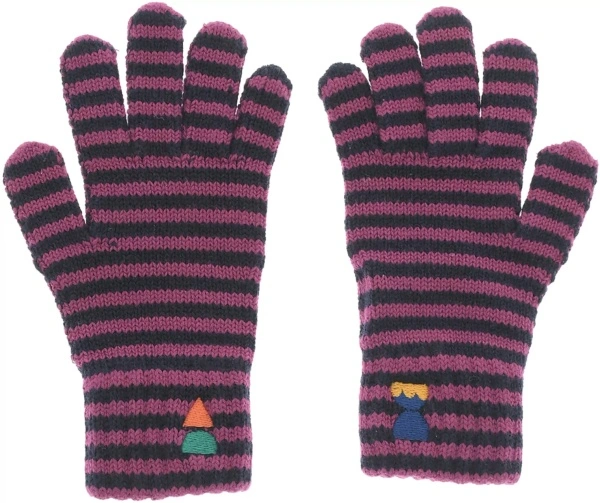 Manusi Funny Friens Striped Knitted Gloves