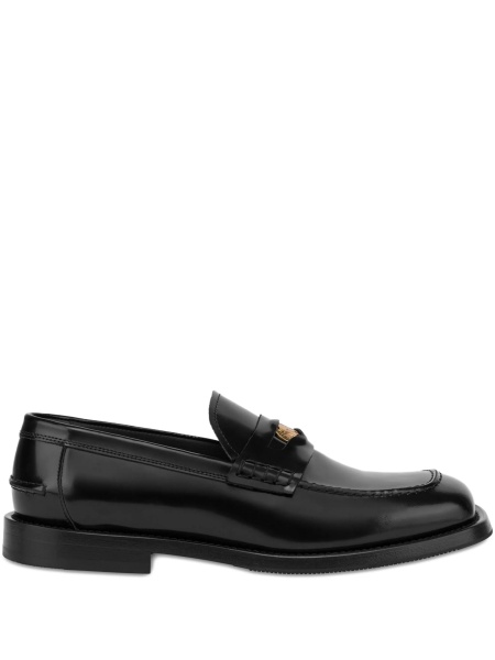 Mocasini Moschino negri din piele