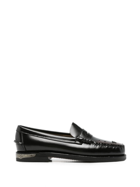 Mocasini Sebago negri din piele