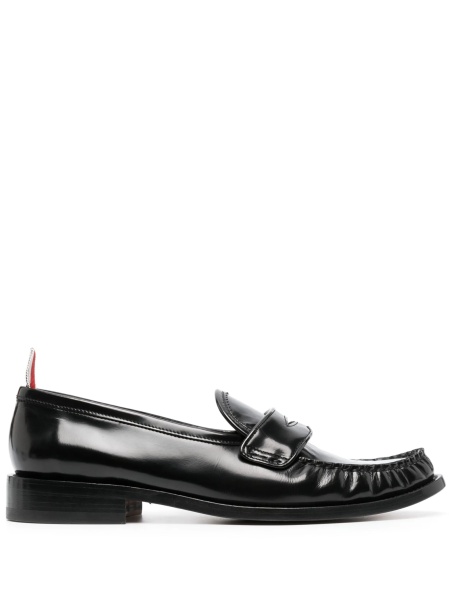 Mocasini Thom Browne negri din piele