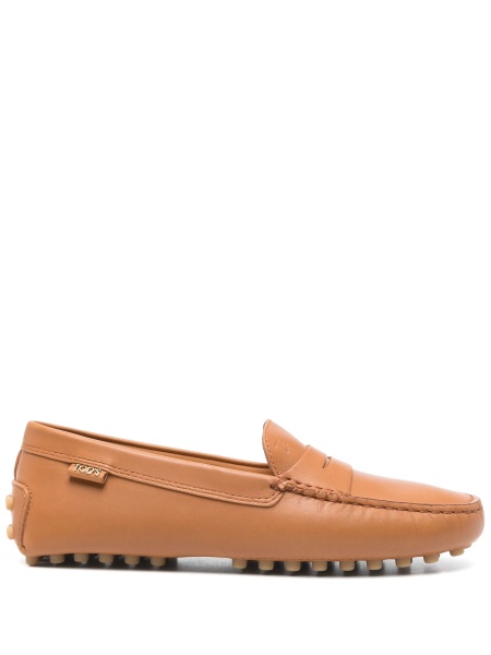 Mocasini TOD'S maro din piele