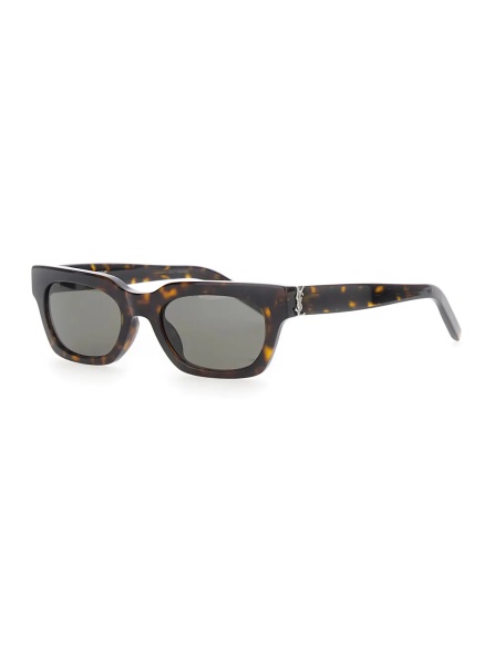 Ochelari 'Wellington' Brown Sunglasses with Cassandre on the Temples and Leopard Design in Acetate for Women