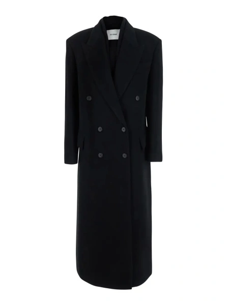 Palton IVY & OAK negru din lana 'Circe'