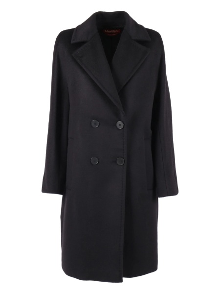 Palton MaxMara Studio negru din lana