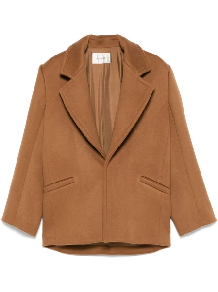 Palton Saint Laurent maro din lana