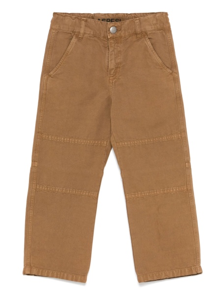 Pantaloni Aspesi maro din bumbac